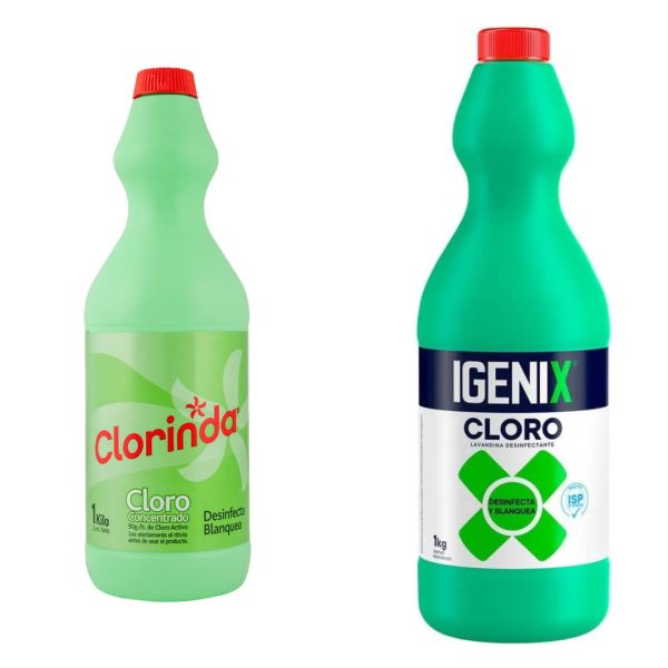 Desinfectante cloro IGENIX o Clorinda 1 litro