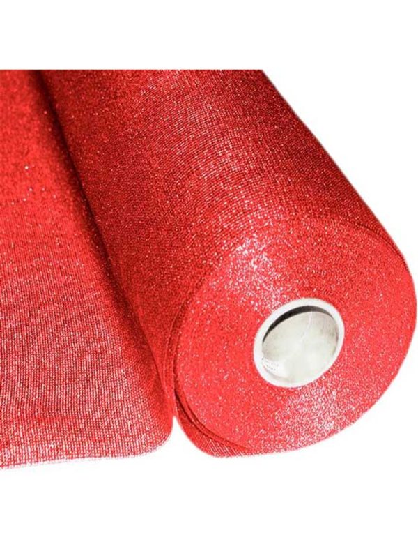 Malla Raschel rojo 80%  2,10 x 100 metros