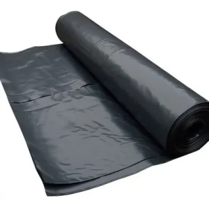 Polietileno reciclado rollo negro 0,20mm x 2 mts. Rollo 25 kilos