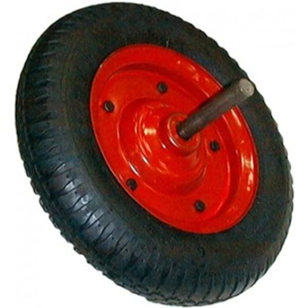 Rueda pantanera para carretilla con rodamiento - Imagen 2