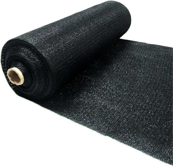 Malla Raschel color negro 80%  2.10 x 100mts