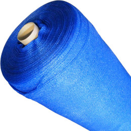 Malla Raschel color azul 80%  4,20x100 metros