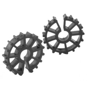Separador moldaje tipo rueda 25 mm ( bolsa 500 unidades)